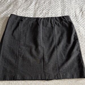 J. Jill Charcoal Ponte Pencil Skirt Sz L